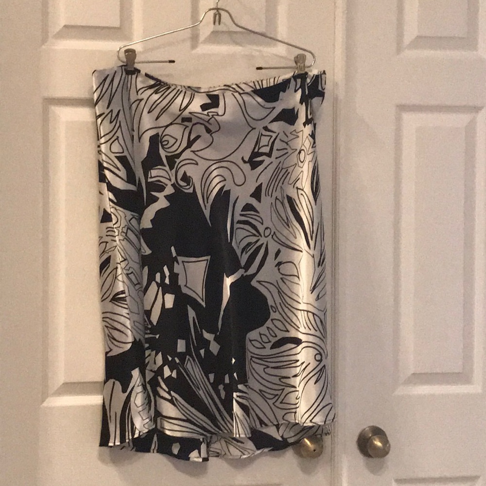 Black and white skirt